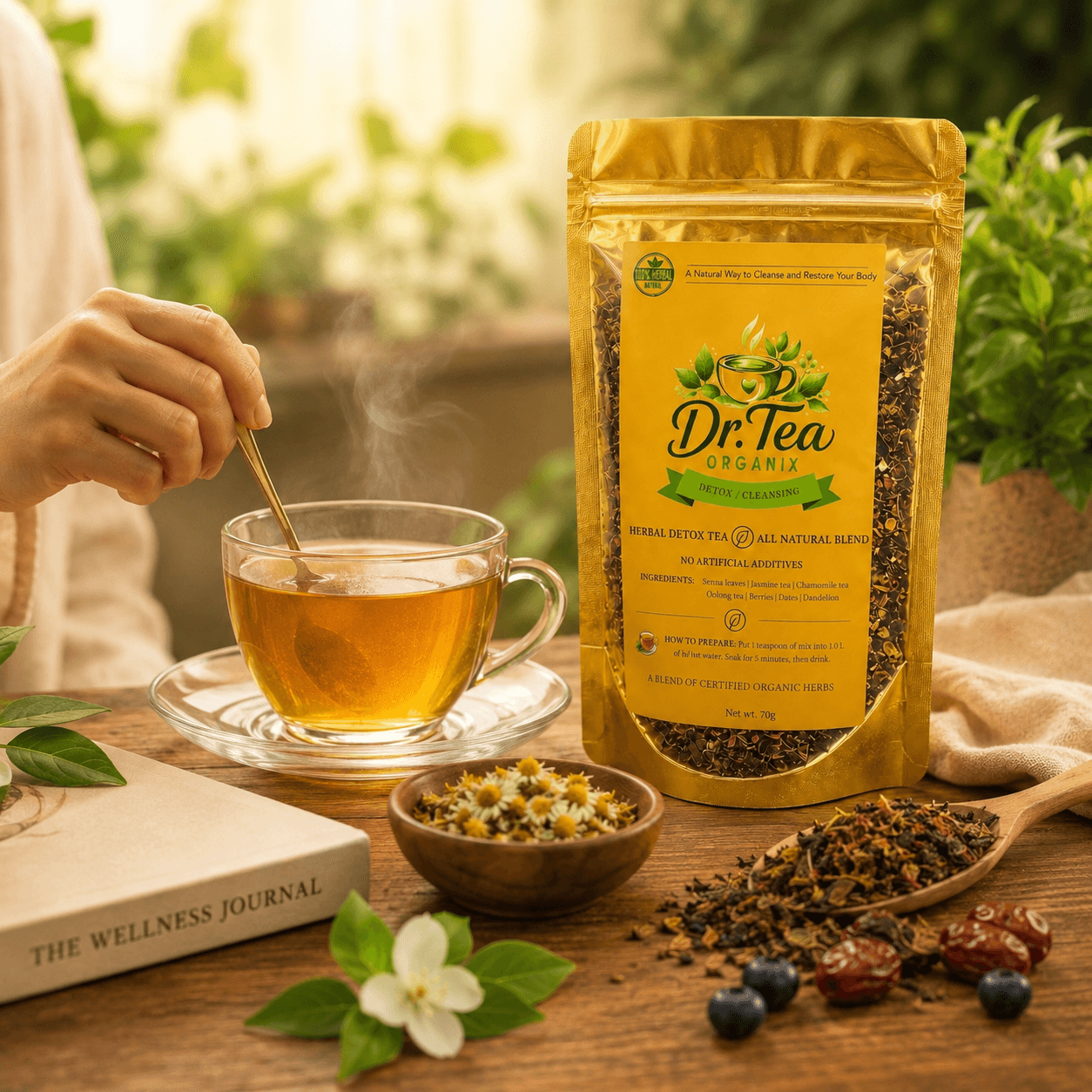 Dr.Tea Organix — Herbal Detox Tea (70g) view 3